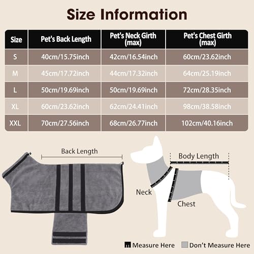 Peignoir microfibre pour chien idéal après la promenade
