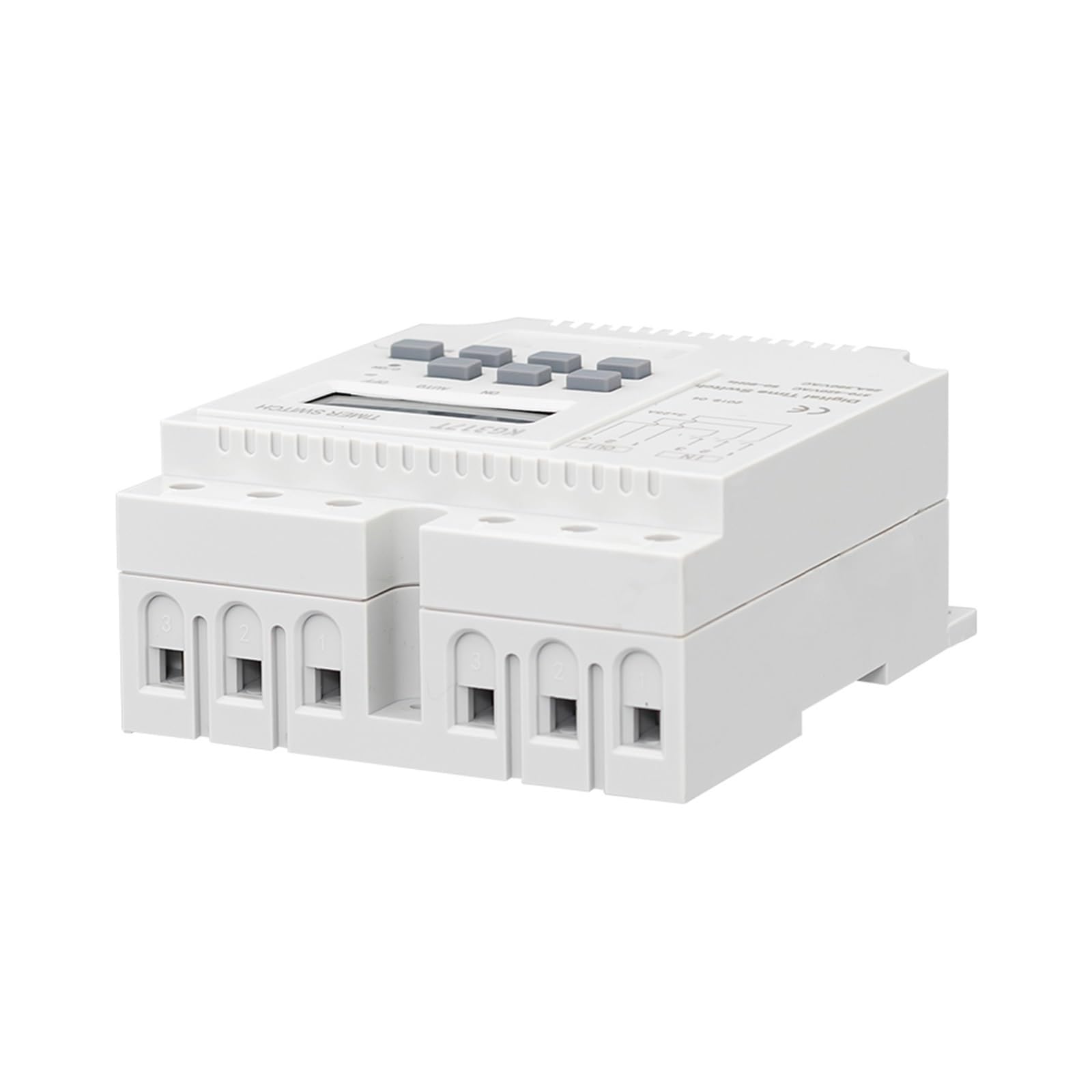ZERVA Interruptor Temporizador 380V 415V, Temporizador trifásico, Interruptor de Tiempo Digital programable semanal de 7 días