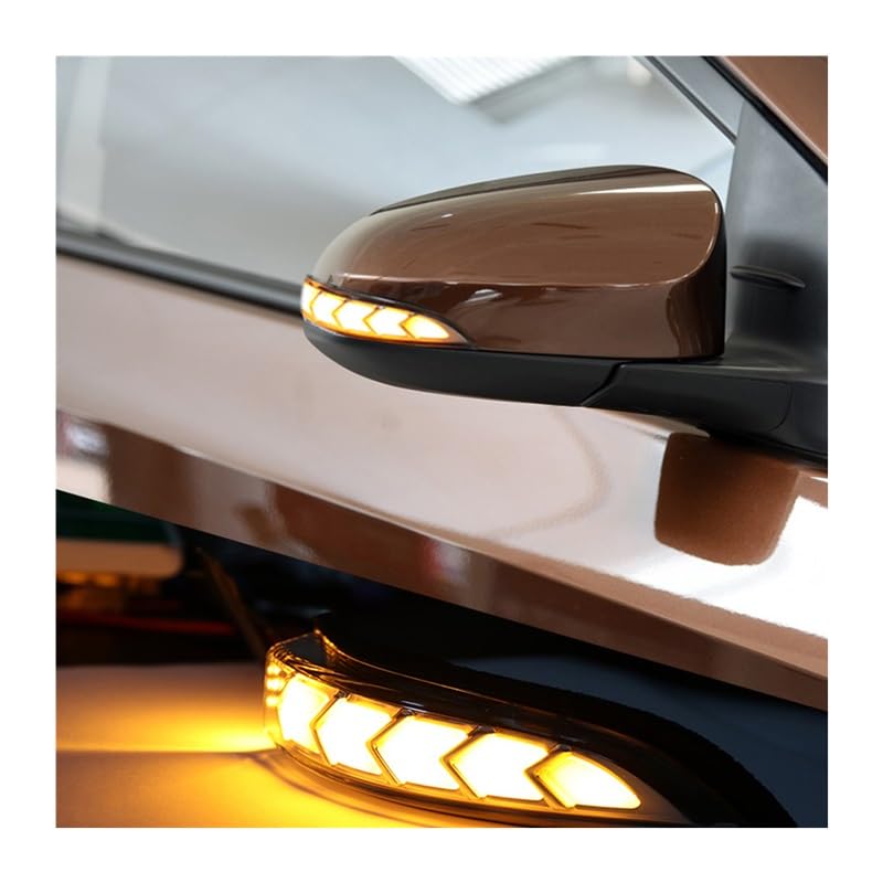 2 sztuk kierunkowskaz w lusterku wstecznym dynamiczny włączony dla Toyota Vios Altis Yaris Corolla Camry Venza Avalon