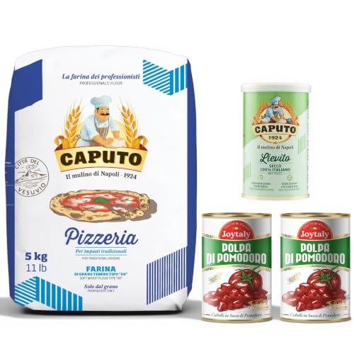 Harina Pizzeria Caputo Kg. Levadura Seca 5 + 100 Gr - Mulino Caputo - Oferta 3 Kits