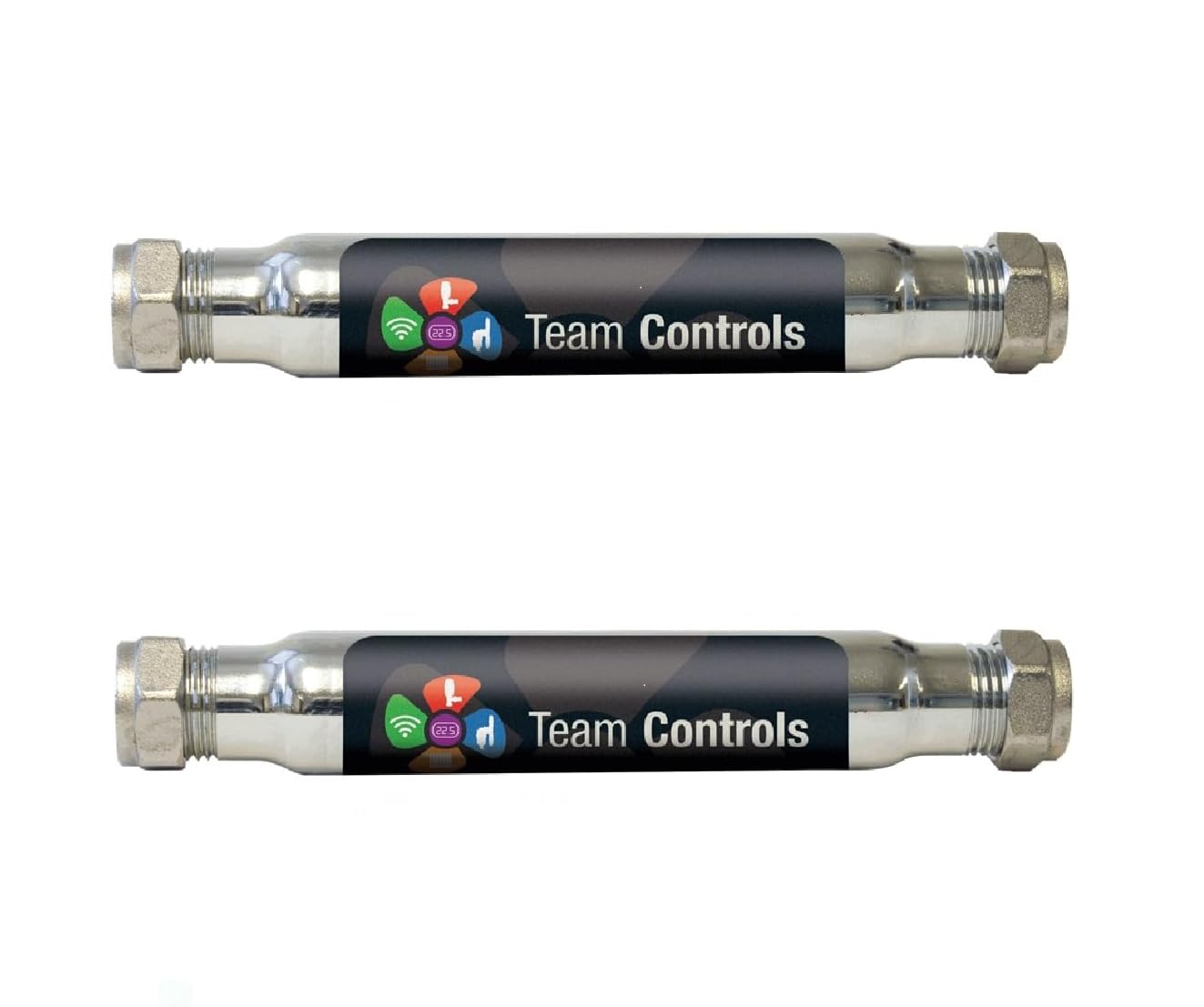Team Controls Electrolytic Inline Scale Reducer Inhibitor 15mm Compression WRAS Approved- Pack of 2