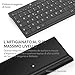 immagine 4iClever Tastiera e Mouse Wireless - Tastiera e Mouse Portatili Wireless 2.4G, Batteria Ricaricabile Design Ergonomico Dimensioni Regolari Sottile Connessione Stabile DPI Regolabile (Nero)