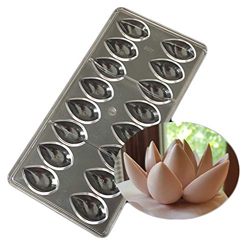 Olive Fruit Drop Water Lotus Lemon Shape PC Polycarbonate Chocolate Mold Candy Fondant Mould Ice Cube
