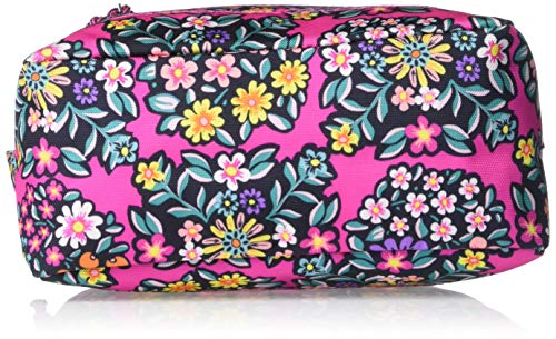 Vera Bradley Women's Organizer Lighten Up Medium Cosmetic Makeup Bag, Rain Forest, One Size - Image 5