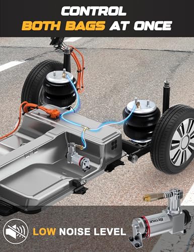 Image of RETRUE Onboard Air Compressor System Universal Air Bag Compressor Kit
