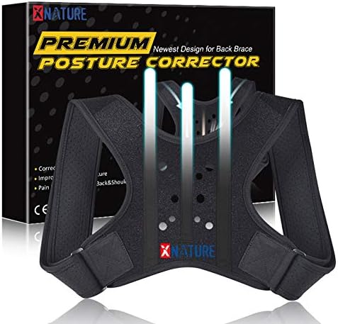 XNATURE Posture Corrector for Women and Men/Breathable-Adjustable Concealed Back Straightener/Lumbar Support,Used to Relieve Upper Back Pain