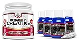 Nutracell Labs Testo Extreme Anabolic (4 Month Supply) + FREE 10 Blend Decabolic Creatine - Testosterone, Muscle Growth & Strength Stack