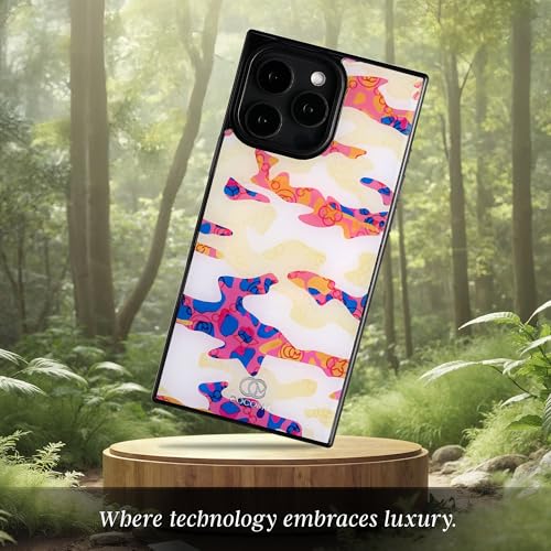 Image of COCOMII Rectangle for iPhone 16 Pro Max Case, Camouflage Leopard