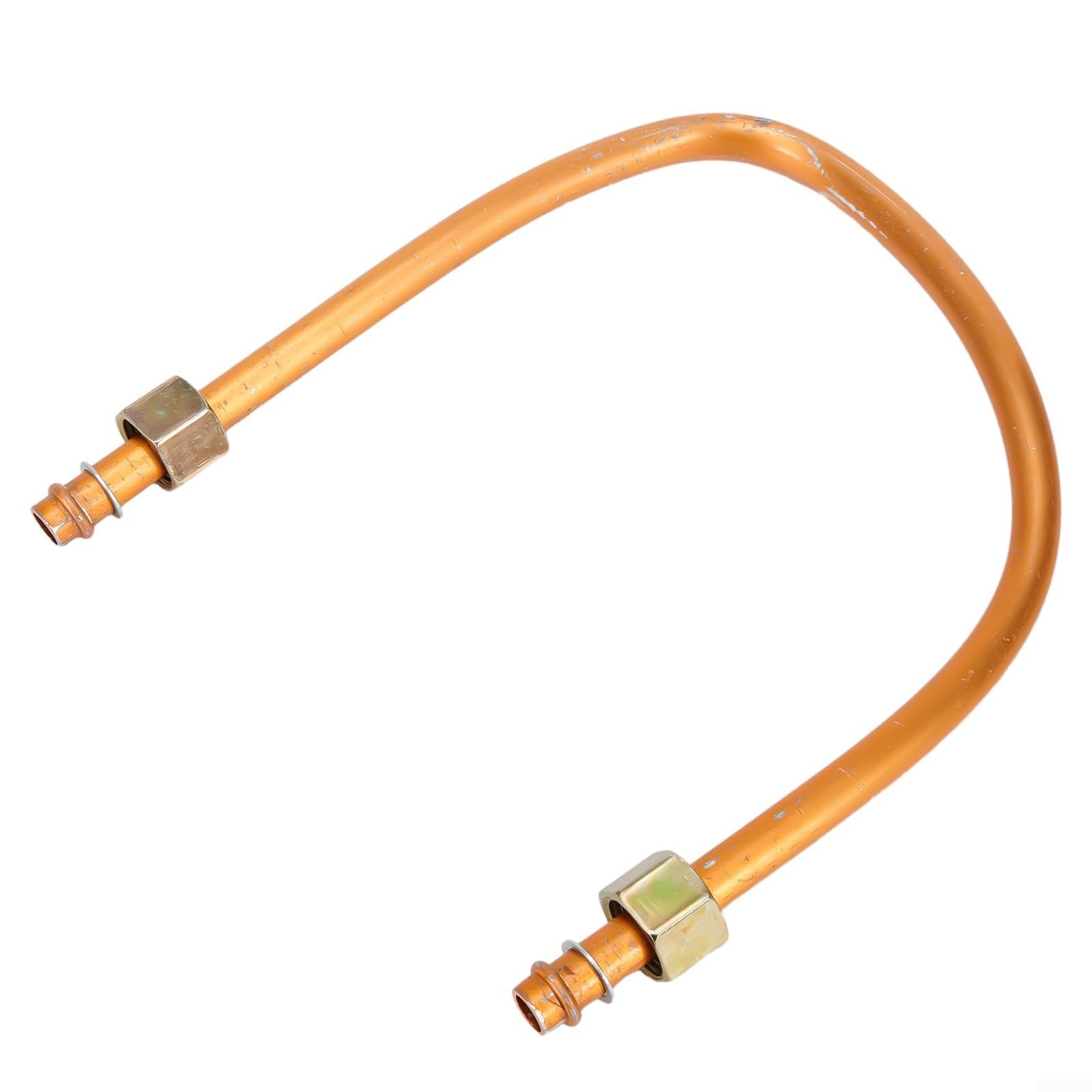 Startbuymore Air Compressor Exhaust Tube - G3/8inch Hex Nut, Aluminum, 0.4inch X 17.7inch