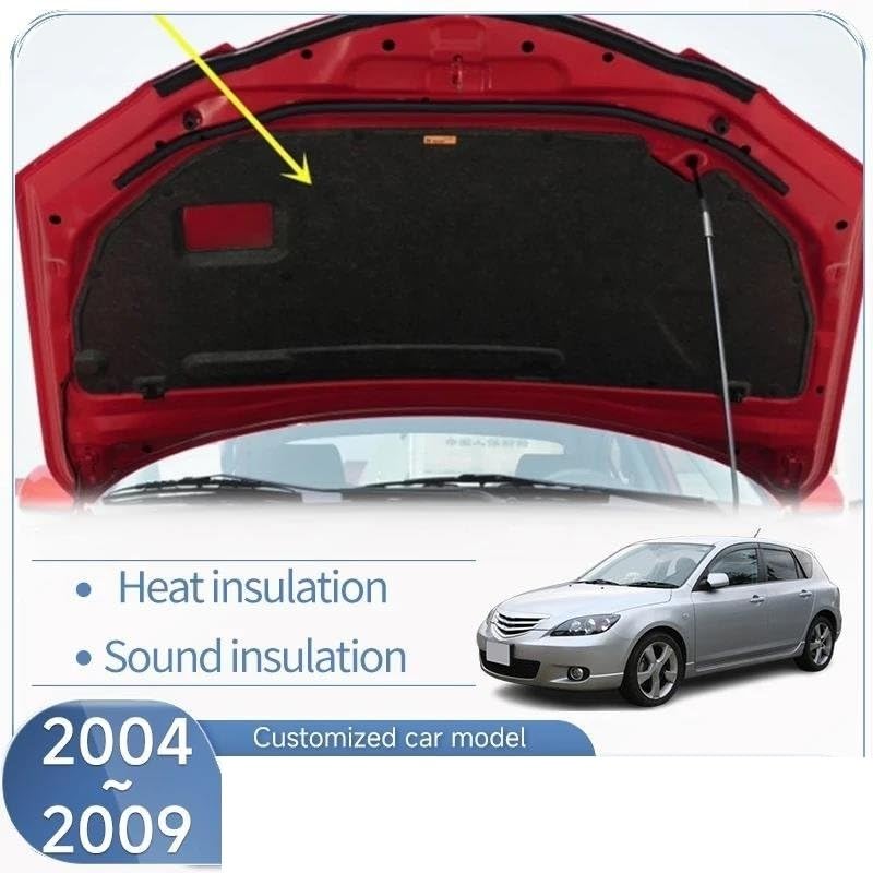 Tapis d'isolation phonique capot Mazda 3 Axela BK 2004-2009 - 3
