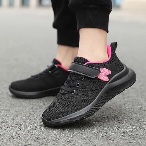 Kids Tennis Mesh Sneakers Fashion Lightweight Non-Slip Breathable Comfortable Girls Boys Casual Running Shoes 5