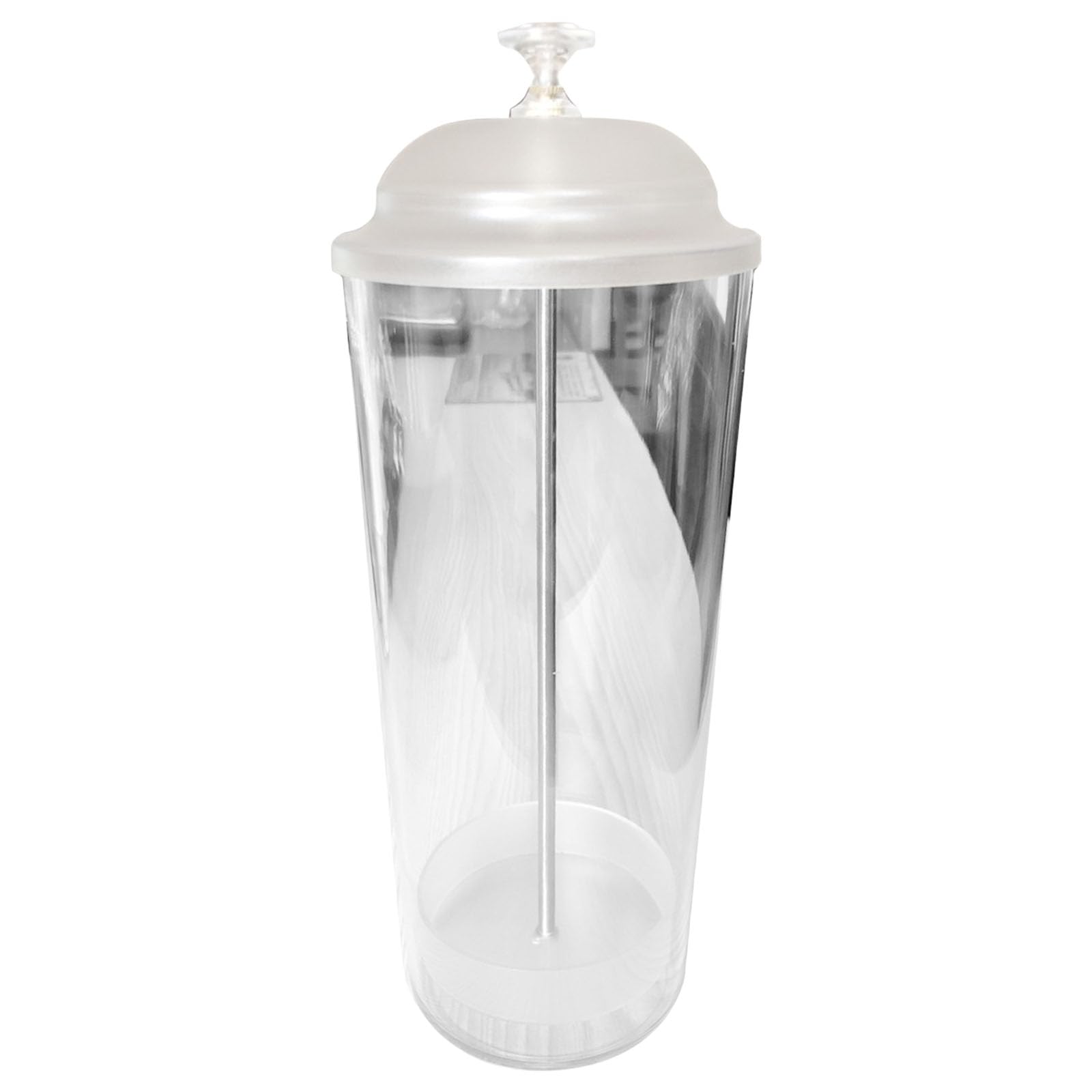 MICFENY Sturdy Drinking Straw Organizers Container Convenient Straw Dispenser for Kitchen and Clubs Use with Lid for Easy Access