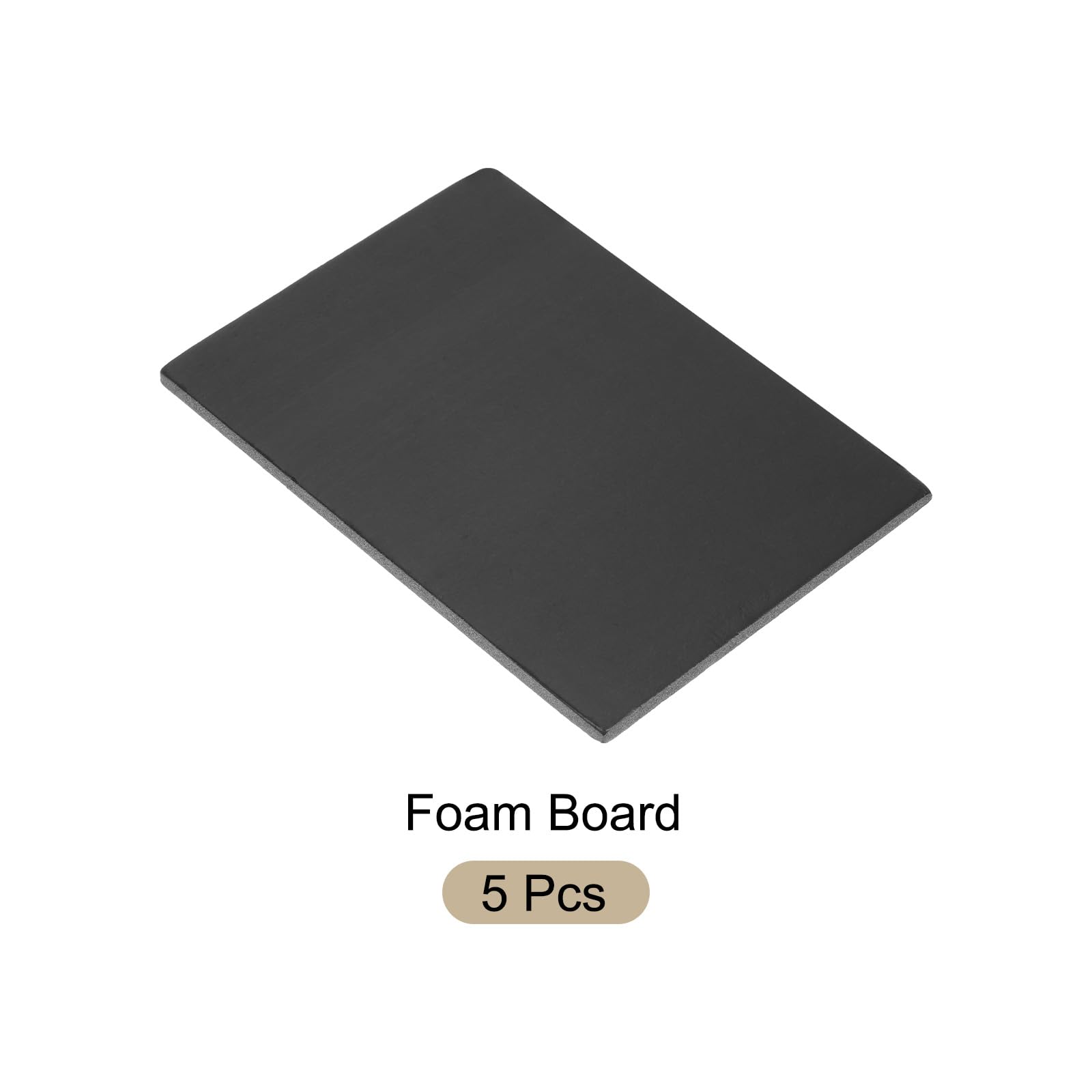 5 PCS Panel De Espuma Negra 457 X 610 Mm, Paneles De Espuma 5 Mm De Grosor, Panel De Espuma Para Carteles, [Para Proyectos De Presentación, Artesanías, Creación De Carteles]