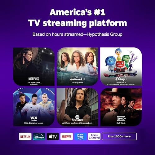 Image of Roku Smart TV 2026 - 50-Inch Select Series, 4K QLED TV - Roku TV with Voice Remote - Flat Screen QLED Television with Wi-Fi for Streaming Live Local News, Sports, & Movies - Bluetooth Headphone Mode