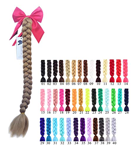 3T-SISTER Pigtails for Motorcycle, Bicycle and Ski Helmet - Braids