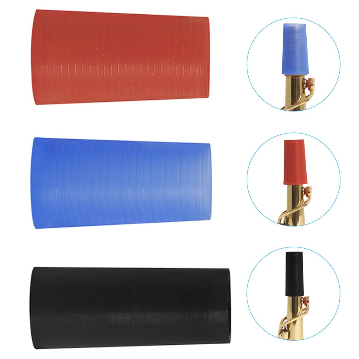 Alipis Manchons en Silicone Léger Lot de 3 Lisse Accessoires de Rechange pour Cou de Saxophone Alto et Ténor pour Instrument de Musique