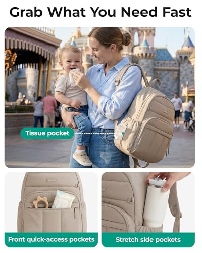 BAGSMART Diaper Bag Backpack