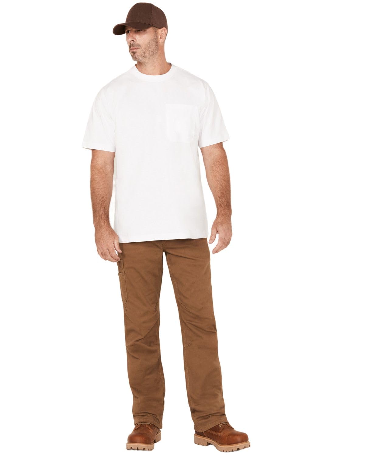 ARIATMen's Rebar M4 Relaxed Durastretch Made Tough Double Front Stackable Straight Leg Pant