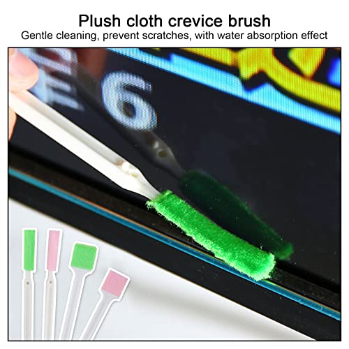Image of Crevice Cleaning Brushes Tool kit Small Cleaning Brush for House Cleaning Disposable Toilet Brush Deep Cleaning Brush Gap for Gap Corner of Stove Hard to Reach Cleaning Tools (Multicolor)