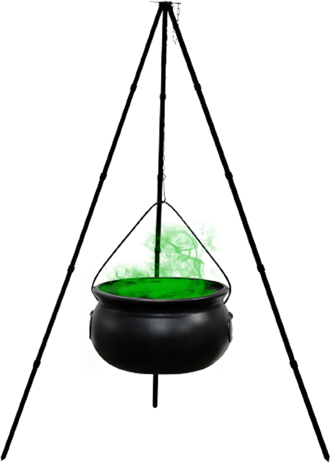 Plastic Cauldron Witches Cauldron Large Witches Cauldron on Tripod with Lights