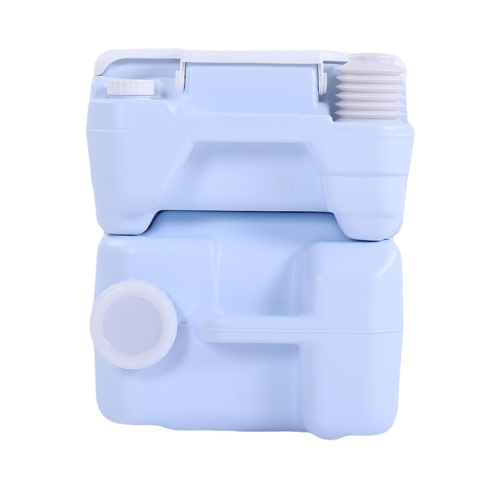 Inodoro Portátil para Acampar de 5,2 Galones, Diseño de Doble Sellado a Prueba de Fugas con Tanque de Residuos Desmontable Bolsa de Almacenamiento para Acampar Senderismo