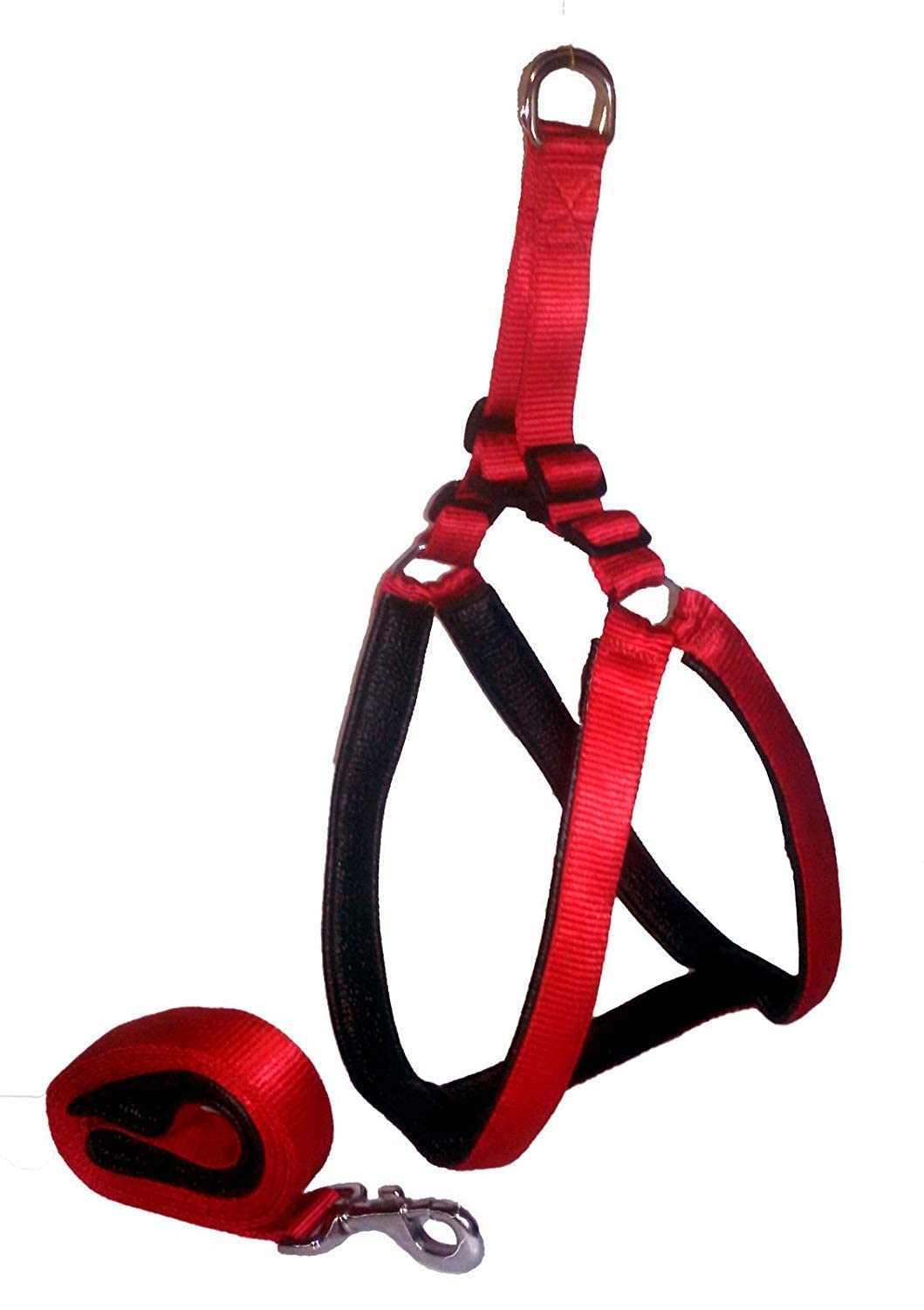 RvPaws Soft Padded Nylon Adjustable Adult Dog Harness with Padding (Red, XL, 1.25 Inch) (B09J2B95LQ) Amazon Price History, Amazon Price Tracker