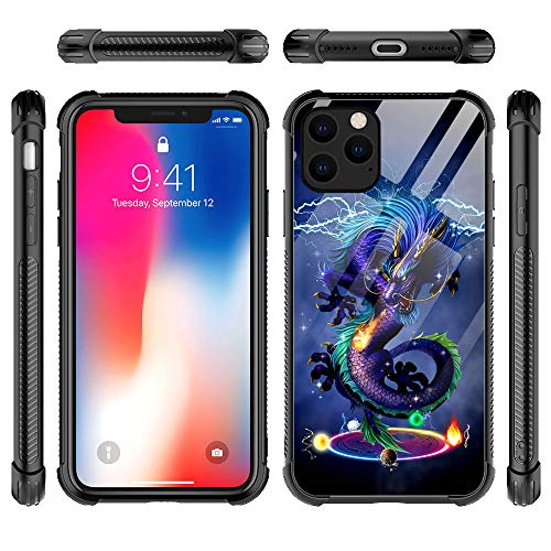 Compatible With Iphone 12 Case,Darkness Dragon Iphone 12 Pro Cases For Men Boys,Anti-Scratch Soft Tpu Pattern Design Case For Apple Iphone 12/Iphone 12 Pro 6.1-Inch Darkness Dragon #TOP5