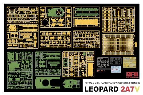 Maquette Char Leopard 2A7V 1:35 détails authentiques Rye Field Model 5109 - 2