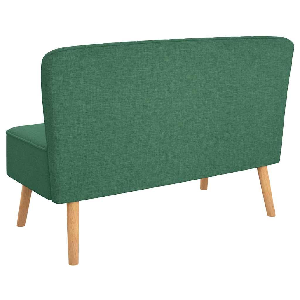 Tomostar Canapé 2 Places, Causeuse de Salon Sofa 2 Places 117x55,5x77 cm Tissu Vert
