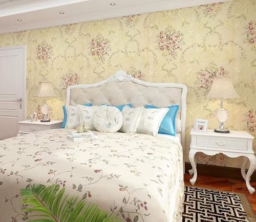 Image of SARVATRAY Kitchen Stickers - Oil Proof Heat Resistant, Wall Stickers, Vinyl Sheet, 1.5 X 9.5 SQ FT (3 M Floral Cream WS)