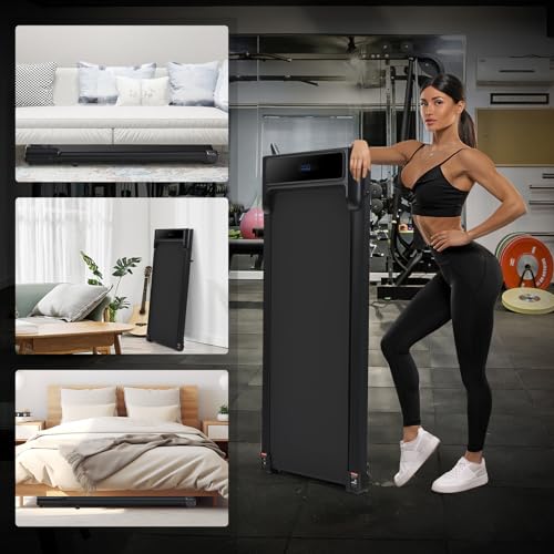 Caminadora portátil 3 en 1 plegable con control remoto y pantalla LED miniatura 2