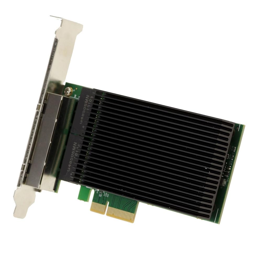 Controller di Rete Scheda PCIe 2.5G X4 LAN Gigabit Ethernet 4 Porte RJ45 Supporto Chipset Quadruplo 10 100 1000 2500 1G 2.5G