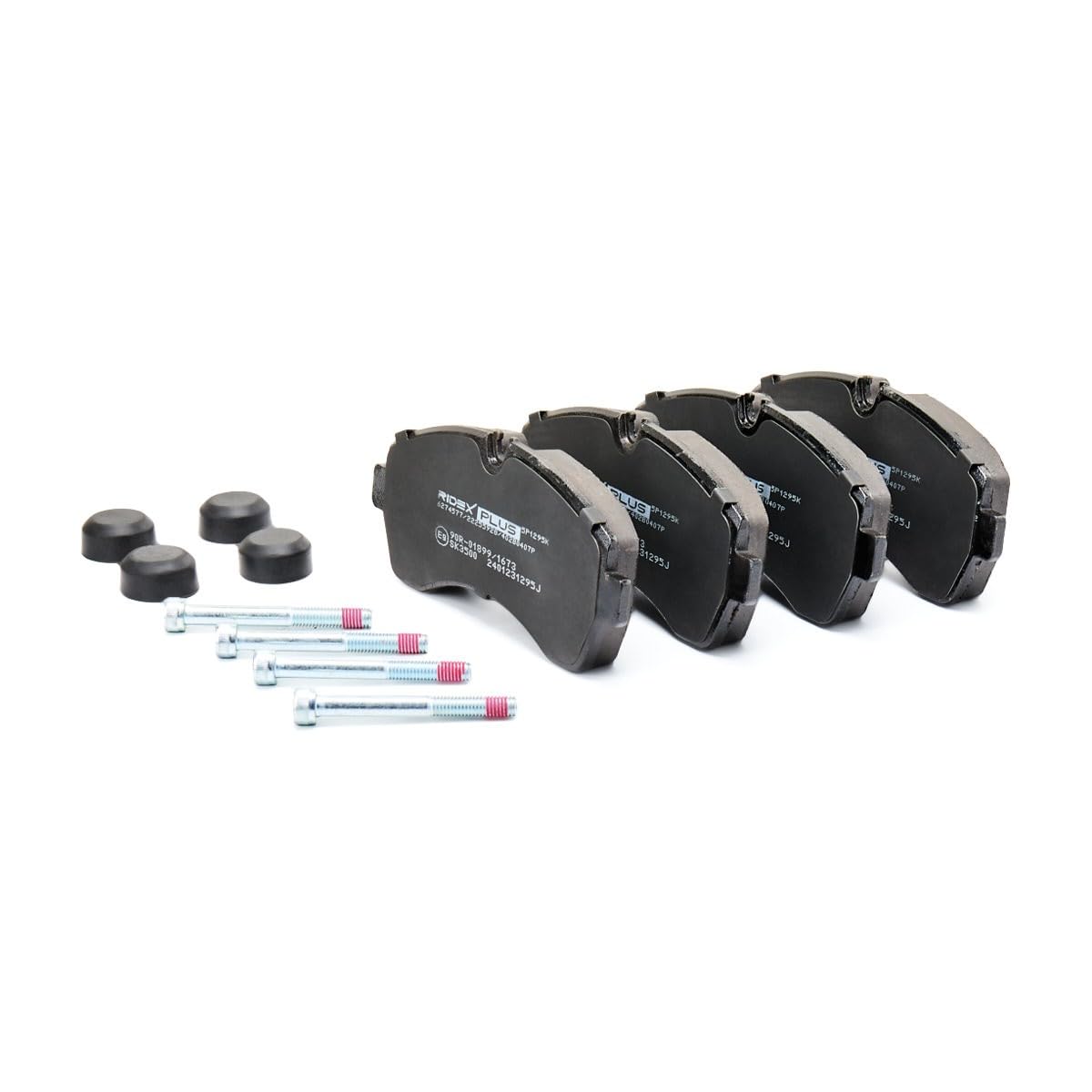 Zestaw Klocków Hamulcowych RIDEX PLUS 402B0407P przód Kompatybilny z VW CRAFTER 30-50 platforma/podwozie 2F CRAFTER 30-50 nadwozie pełne 2E CRAFTER 30-35 Autobus 2E, MERCEDES-BENZ