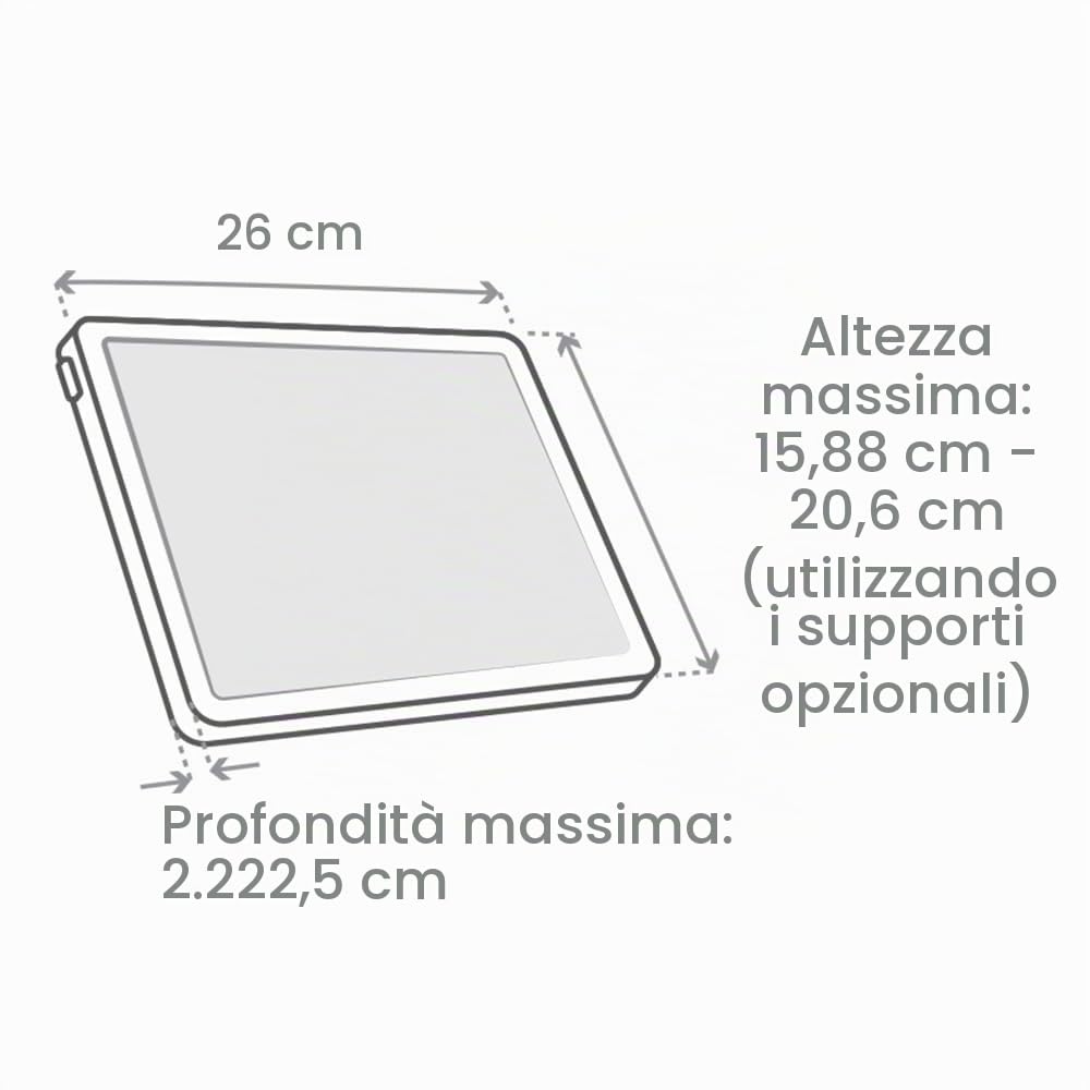 MASCHERINA CRADLE (CULLA) UNIVERSALE PER TABLET PC FINO A 10 POLLICI RAM-HOL-UN9U RAM X-GRIP III