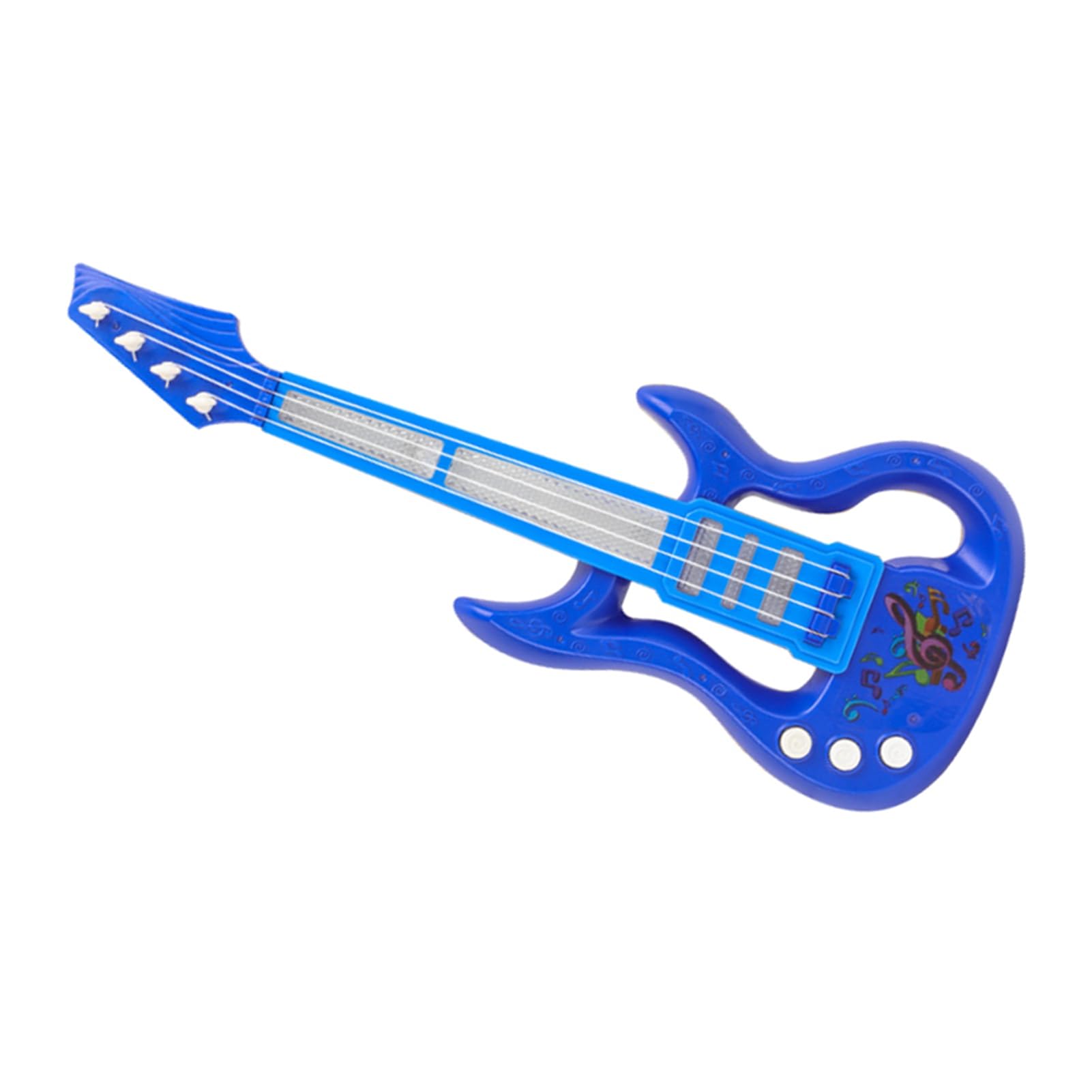 Giocattolo per Chitarra Elettronica per Bambini Mini Chitarra Elettrica Multifunzionale Divertente per L'educazione Musicale per Bambini (Blu)