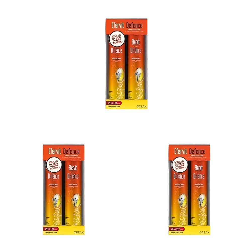 Orzax Efervit Defence 20 Eff Tablet 2.%50 Indirimli (3 paketi)