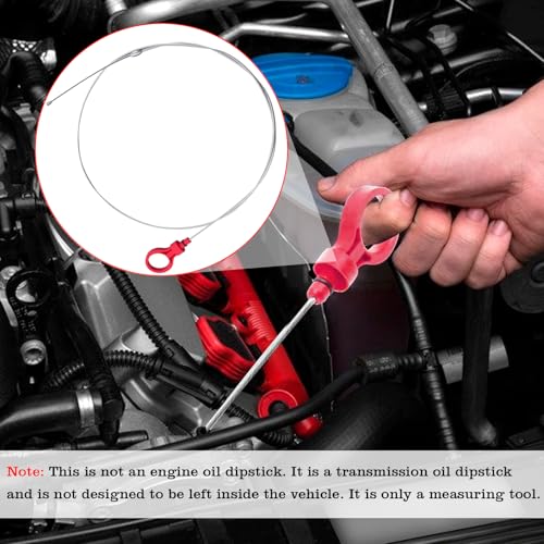 Image of 9336 Transmission Dipstick, Oil Level Dipstick Tool Compatible with Chrysler Jeep Dodge Replaces 8863B, 9336A, 42RLE, NAG1, 62TE 2.7 3.5 3.6 3.7 5.7 6.1 6.4