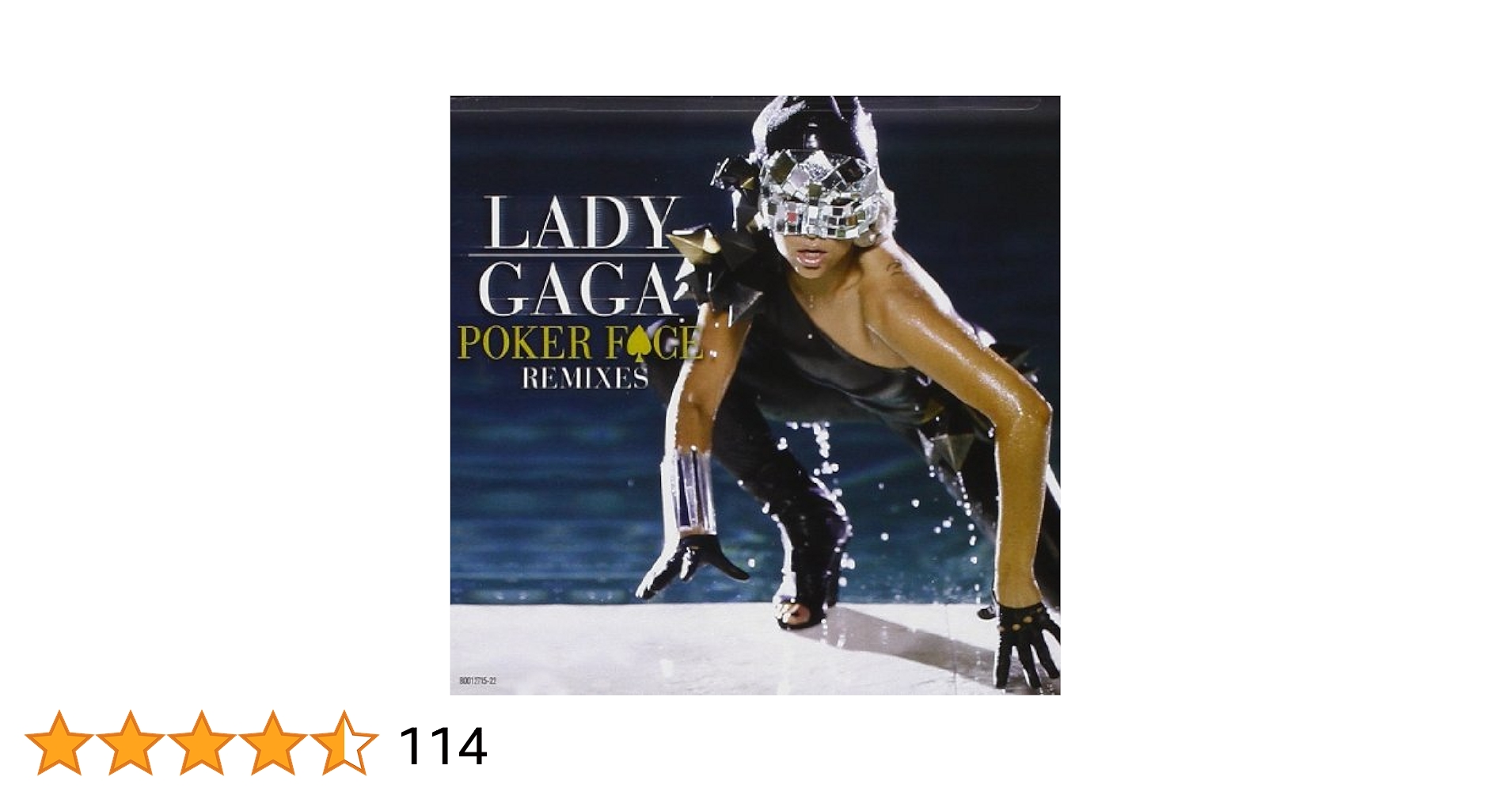 【レア盤】LADY GAGA POKER FACE REMIXES レコード Lady Gaga – Poker Face (Remixes) – Vinyl (White, 12