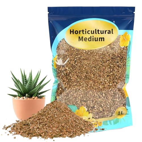 GOTVUGE Vermiculite für die Gartenarbeit grobes Vermiculite zur Pflanzenvermehrung Stecklinge und Keimung (1L)