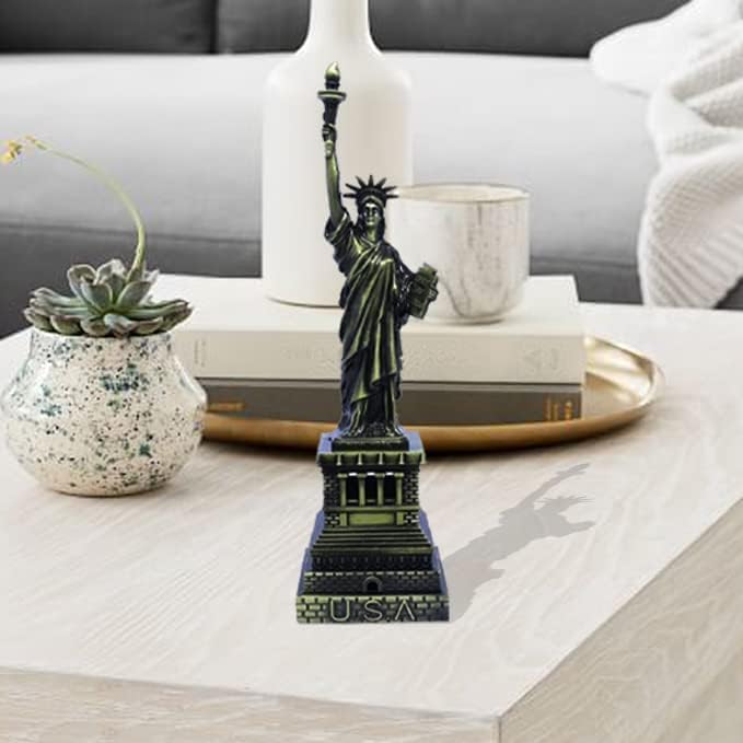 Image of Statue of Liberty Model Metal Showpeice Idol for Home Decor,Living Room, Gifts, Desk Decor, Stand Holder, Office Desk
