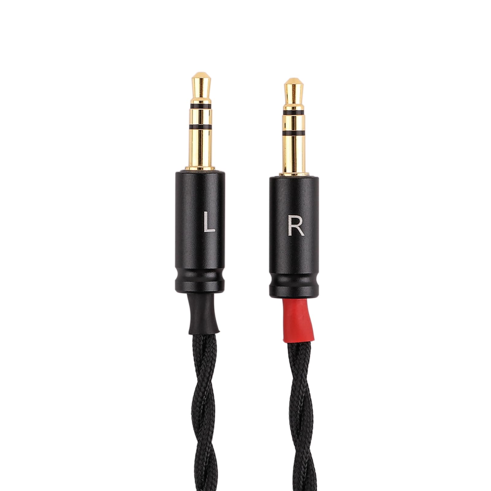 Linsoul Tripowin Nova Fil de casque sur-auriculaire,Câble d'amélioration hybride 4 brins en pellicule argentée/OCC,2m,Double connecteur 3.5mm vers 4.4mm/3.5mm/XLR,Pour audiophiles (4,4 mm, Noir)