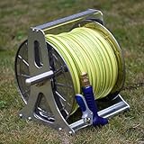 60m Schlauchwagen Ohne Schlauch, Metall -Edelstahl -schlauchrollenwagen, Schlauchrollenlagerstange,...