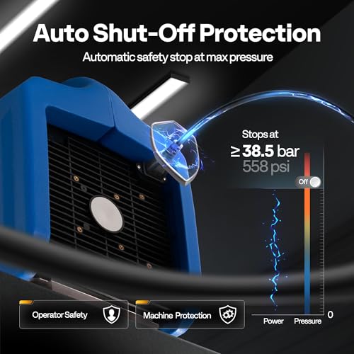 VIVOHOME 110-120V AC 60Hz 3/4HP Single Cylinder Portable Refrigerant Recovery Machine Blue