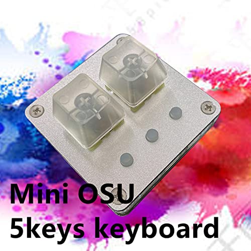 Image of Mini 2-Key Keyboard RGB Programmable Mechanical Gaming PC Keypad Red Switch