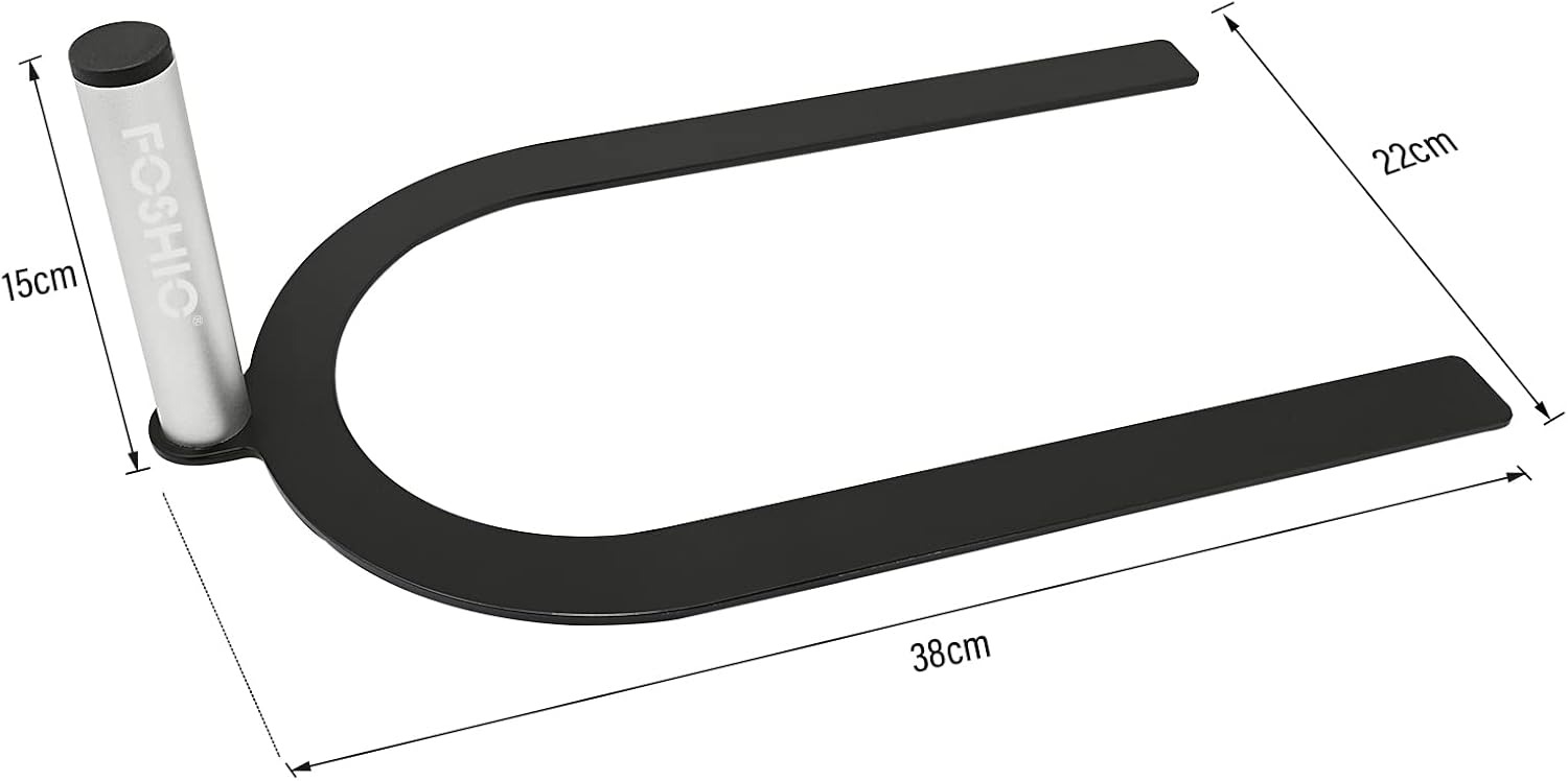 FOSHIO Aluminium U-Sharp Car Mirror Wrap Tool with Handle, Wrap-U-Ezee Vinyl Wrap Window Tint Tools for Bumper, Door Handle,Shark Fin GPS Antenna