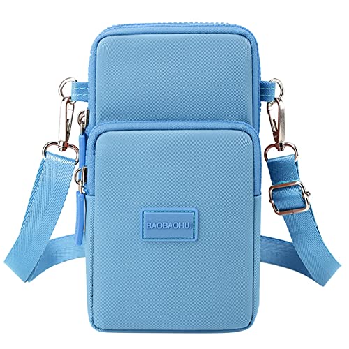 OBiQuzz Schulter Handtasche Einfarbig Nicht Drucken Reißverschluss Umhängetasche Handytasche Hunde Taschen Größere (D, One Size)