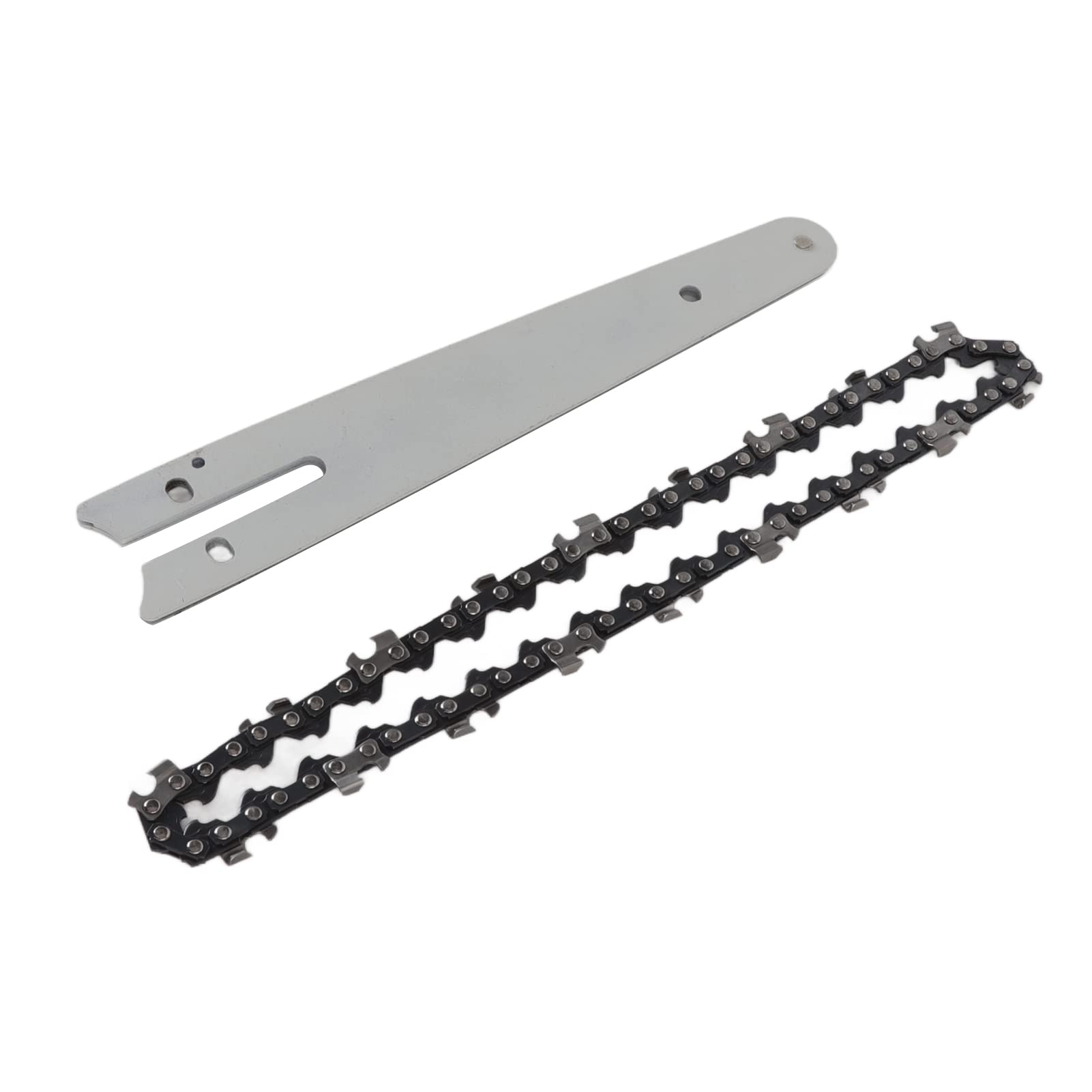チェーン刃 チェーンソーガイドプレート 6インチ 高強度 マンガン鋼 交換簡単 18.6x3.4cm 軽量 高硬度 電動のこぎりアクセサリー