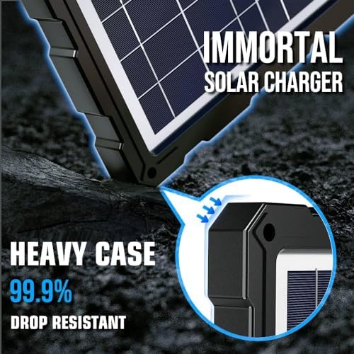 POWOXI Upgraded 20W 12V Solar Battery Charger car, Solar Panel Trickle Maintainer Kit with Smart PWM Charge Controller for Automotive, Motorcycle, Boat, Marine, RV,Trailer,Powersports, etc. - 4