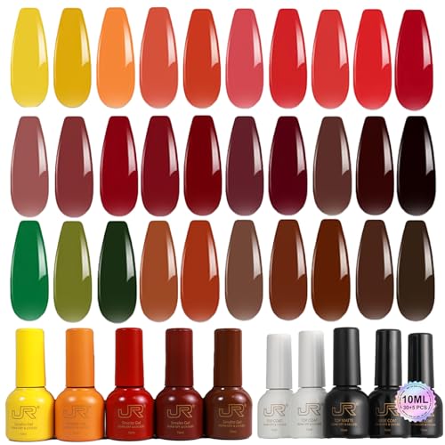 Set de 35 esmaltes en gel 10 ml multicolor miniatura 1