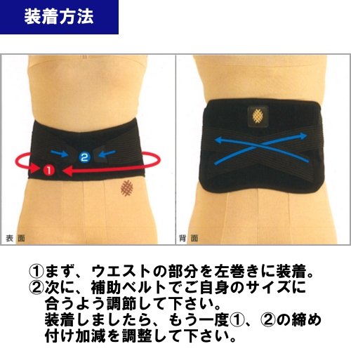 新品　スパイラル田中　腰サポーター　腰痛ベルト 腰快適S/Mサイズ 黒 新品 スパイラル田中 腰サポーター 腰痛ベルト 腰快適S/Mサイズ 黒